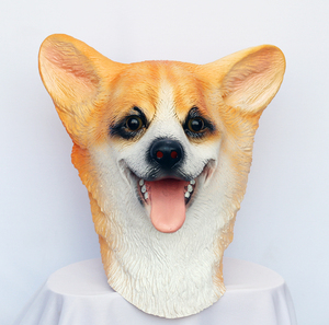 ISO 9001 Máscara <span class=keywords><strong>de</strong></span> <span class=keywords><strong>perro</strong></span> realista Lindo Animal <span class=keywords><strong>de</strong></span> goma Overhead Pascua Cosplay Suministros para fiestas <span class=keywords><strong>de</strong></span> Halloween Máscaras <span class=keywords><strong>de</strong></span> fiesta - Product Image 4