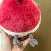Peluche personnalisée ours prune, poupée de confort, rembourrage en coton PP, doublure en maille, jouet doux et câlin, cadeau d'anniversaire pour enfants et adolescents, 31cm-50cm ROB3N