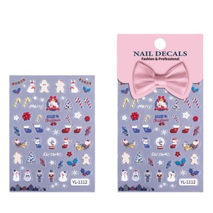 Pegatinas de Uñas Navideñas 5D, Diseño Kawaii de Muñeco de Nieve, Calcomanías Autoadhesivas para Decoración de Uñas, para Manicura DIY en Salón - Product Image 6