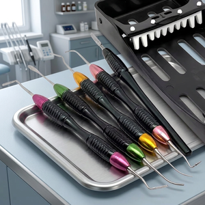 Kit d'outils d'extraction dentaire manuels en argent BK Industries, certifié CE Classe II, avec 12 positions de mâchoires - Product Image 6