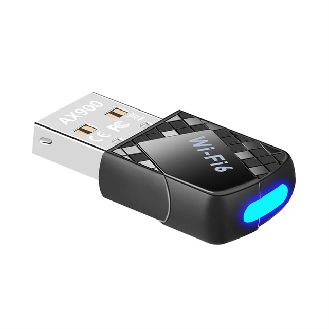 AX900 WiFi 6 USB3.0 Adapter 2.4G & 5GHz 900Mbps Network Card for Windows 7/10/11 Laptop