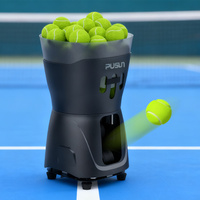 Máquina de Tenis Ligera PT-MINI PRO, Lanzador de Tenis Portátil, Robot Inteligente de Lanzamiento de Pelotas con Aplicación para Práctica y Entrenamiento en Cancha