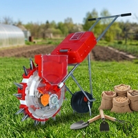 Petite semoir manuelle réglable pour herbe, maïs, blé, agriculture sans labour, tomates, semoir de précision multifonctionnel