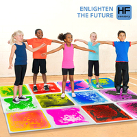 Tuiles liquides sensorielles HF 50CM Antistress pour l'autisme Tuiles liquides sensorielles Décompression pour enfants spéciaux Tuiles liquides sensorielles