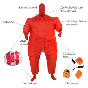 Costume Gonfiabile Divertente a Forma di Mirtillo, Tuta Completa per Halloween, Dropshipping - Product Image 5