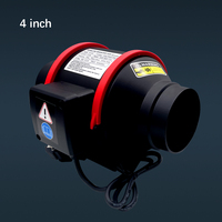 Ventilateur à pince 25W 7 pouces 110V, silencieux, fort débit d'air, pales en plastique PP, 2 vitesses, pour serre de culture