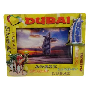 Personnalisé DUBAI cadeaux de souvenirs touristiques époxy MDF cadre photo