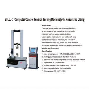 Máquina <span class=keywords><strong>de</strong></span> Ensayo <span class=keywords><strong>de</strong></span> Tensión Controlada por Computadora con Abrazadera Neumática, Ensayo <span class=keywords><strong>de</strong></span> Tracción <span class=keywords><strong>de</strong></span> Materiales, <span class=keywords><strong>Prueba</strong></span> Universal <span class=keywords><strong>de</strong></span> Resistencia <span class=keywords><strong>de</strong></span> Materiales - Product Image 4