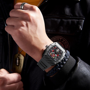 Montre-bracelet de luxe de style hip-hop antique de qualité supérieure avec diamants et mouvement automatique suisse pour les sportifs - Product Image 5