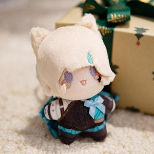 10CM 봉제인형 펜던트 키체인 애니메이션 게임 원신 방랑자 리니 푸리나 리넷 피규어 귀여운 애니 봉제 인형 - Product Image 5