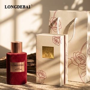 Large-capacity Red Velvet Customizable logo Glass 30ml 50ml 100ml 200ml 250ml Luxury Cylinder Empty Spray Perfume <b>Bottle</b> - Product Image 3