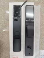 Nouvelle Serrure Intelligente 2026 Tuya – Serrure de Porte Numérique à Mot de Passe en Alliage d'Aluminium avec Reconnaissance d'Empreintes Digitales et Faciale pour Porte en Bois