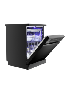 Lave-vaisselle encastrable avec séchage, tiroir à couverts 3 niveaux, acier inoxydable, capacité 16 couverts, alimentation par batterie, utilisation en voiture - Product Image 1