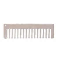 Peigne en titane antistatique peigne à cheveux de poche tente de Camping voyage équipement de camping hommes femmes peigne de coiffure