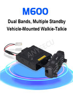 Radio Mobil Kendaraan QYT KT-M600 UV Dual-Band Walkie Talkie, Panel Depan Dapat Dilepas, Speaker Ganda, Daya Tinggi 25W L814