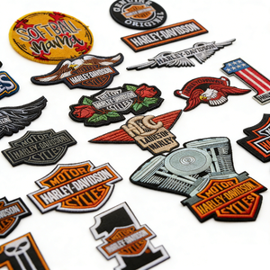 Gruppo Proprietari Harley (HOG) per Emblema della Squadra Motociclistica, Patch Ricamata Termoadesiva di <span class=keywords><strong>Grandi</strong></span> Dimensioni per Club Sportivi - Product Image 1
