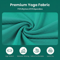 Puresun RTS Active Casual Jupe-short longueur genou à volants festonnés, gilet uni très élastique, 75% Nylon 25% Spandex, respirant, pour yoga et filles
