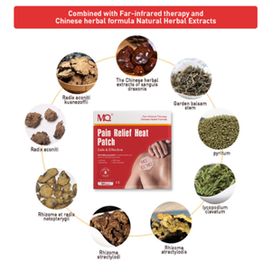 MQ OEM Hot Trending Herbal Extract Continuo Transpirable Agradable a la piel Comodidad Aplicación corporal Alivio del dolor Parche de calor - Product Image 3