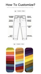 طقم بناطيل قطعتين مخصص للرجال من المصنع: جاكيتات دنيم مطرزة وبنطلونات جينز مستقيمة، بدلات دنيم - Product Image 3