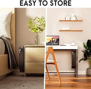 Nieuwe anti-diefstal vingerafdruk wachtwoord sleutel hangende wand draagbare geweerkoffer stille geweerkoffer bureau geweerkoffer - Product Image 2