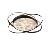 Plafonnier LED moderne en acrylique Planet Iron, design italien minimaliste, pour chambre et bureau, protection oculaire, spectre complet