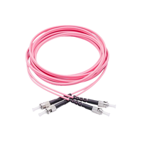Patch Cord de fibra óptica de alta velocidad OM4, salida DX SM MM de 1/2 "para equipos 4G 3G utilizados en sistemas FTTH para equipos de fibra óptica