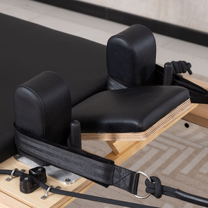 Деревянная кровать-реформер для пилатеса из дуба для тренировок всего тела, оборудование для пилатеса Cadillac - Product Image 3