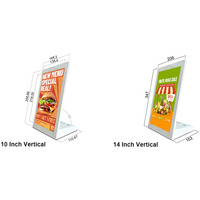 Panneau publicitaire LCD en forme de L BENSHI, Wifi, vertical, 14 pouces, table, 10,1 pouces, intérieur, USB, écran tactile capacitif, menu Android