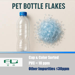 Copos de Plástico Reciclado de Alta Calidad, Residuos de Botellas Post-Consumo, PET <span class=keywords><strong>Reborn</strong></span> de Alto Índice de Valoración (IV), Chips de R-PET con Certificación GRS y Recyclass en Venta - Product Image 1