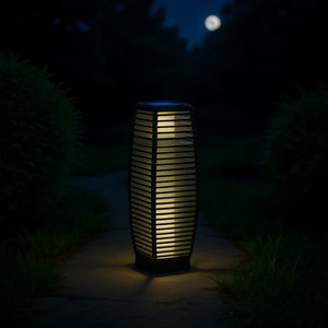 Lampe de jardin solaire à LED, lumière blanche chaude 2700K, IP65, utilisation extérieure, grande taille, autoportante, avec batterie incluse - Product Image 2