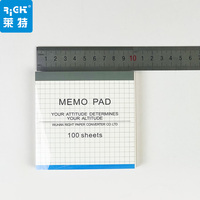 Bloc-notes personnalisé carré de 100 feuilles, notes détachables, blocs-notes mignons pour la papeterie