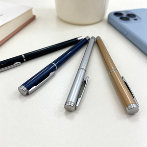Stylo bille en métal personnalisé avec logo, cadeau d'affaires pour client - Product Image 1