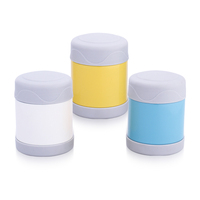 Boîte à lunch en acier inoxydable à double paroi de 800 ml, ensemble de boîtes à lunch chauffables, alimentaire, ronde, personnalisable, sac, école, enfants, bébés