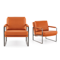 OEM ODM Canapé de loisir simple moderne Canapé en cuir 1 place commercial haut de gamme pour salles d'attente Salons Hôpital