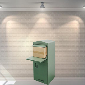 Di — boîte à lettres moderne anti-vol, boîte à usage extérieur, jardin, en feuille revêtue de poudre, grand colis, expédition par dhl - Product Image 4