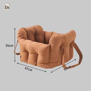 Taşınabilir çevre dostu evcil hayvan sırt çantası su geçirmez kumaş seyahat için güvenli temizlemek kolay katı desen el omuz köpekler için kullanın - Product Image 2