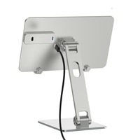 Support de chargeur d'iPad portable pliable magnétique en aluminium avec logo personnalisé d'usine, support de tablette 11 13 pouces, écran vertical rotatif