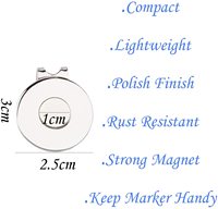 Clip magnétique pour chapeau de golf, marqueur de cible pour balle de golf, accessoires d'entraînement de golf professionnels