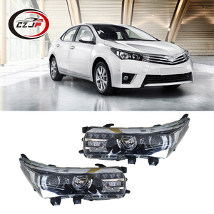 CZJF Gros Accessoires De Voiture Phare Avec Lentille LED pour <span class=keywords><strong>Toyota</strong></span> <span class=keywords><strong>Corolla</strong></span> Semi Assemblage 2014 2015 2016 81170-02J10 81130-02J10 - Product Image 1