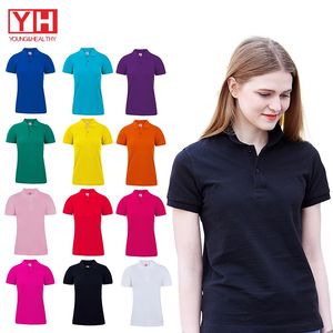 Polo pour <span class=keywords><strong>femme</strong></span> personnalisé OEM avec broderie et impression, haute qualité, 100% coton, polo vierge pour <span class=keywords><strong>femme</strong></span> - Product Image 1