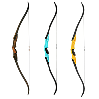 Arc à poulies ambidextre STARCN F117, arc tactique léger de 25 lbs, longueur 54 pouces, pour le tir à l'arc et la pratique sur cible