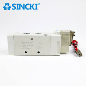 Valvola Solenoide SINCKI 5V310-10 in Lega di Alluminio, 5/<span class=keywords><strong>2</strong></span> Vie, Controllo 24V, 5V220-08, Componenti Pneumatici - Product Image 5