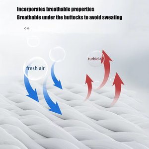 ソフトな高さのあるメモリーフォームU字型カーシートクッション、高さ調整可能なデザインで運転快適性を向上、姿勢矯正ランバーピロー - Product Image 2
