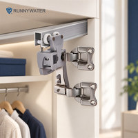 Roulettes de porte coulissante à fermeture douce pour armoire, vente en gros d'usine ODE