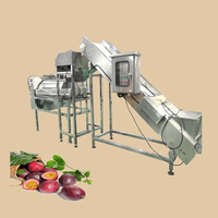 Ligne de production automatique d'extraction de pulpe Machine de traitement de jus de fruit de la passion concentré de fruit de la passion