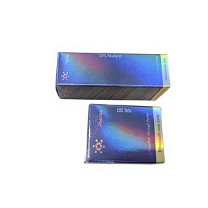 Confezione personalizzata per peptidi con stampa di design popolare, scatola singola per fiale senza vassoio e scatola doppia per fiale con inserto in carta. - Product Image 4