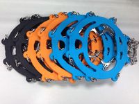 Crampons à glace portables, crampons à neige, crampons de traction, antidérapants pour glace, pointes pour chaussures - Traction optimale pour l'escalade