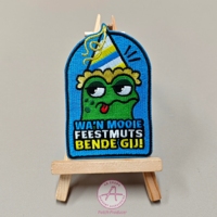 Patch de broderie en tissu personnalisé crochet et boucle thermocollants à coudre bordure découpée à chaud