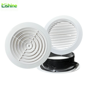 Vanne à disque en plastique réglable pour ventilation <span class=keywords><strong>d</strong></span>'air frais, montage mural/plafond, blanche, système CVC, design moderne, pour utilisation en extérieur/salon - Product Image 5
