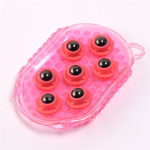 Massaggiatore portatile a Sfera In Acciaio Inox, Corpo <span class=keywords><strong>Cellulite</strong></span> Relax Massager della Spazzola con 7 Palle, Braccio Al Collo Magnete Massaggio Con Spazzola - Product Image 2